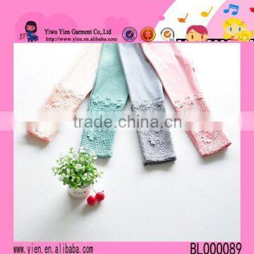 Lace Cotton New Style Kids Fashion Pants Design