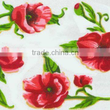 90gram terry cotton towel with pigment printing waist apron in roll