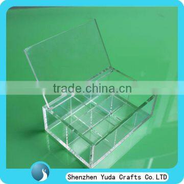 acrylic cube acrylic hinged box plexiglass candy box perspex display box