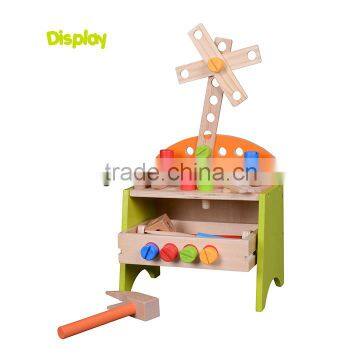 Wooden Assembly Toy Toy Tool Set Workbench photo-3