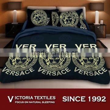 modern reactive printed 120gsm microfiber comforter bedding sets luxury print