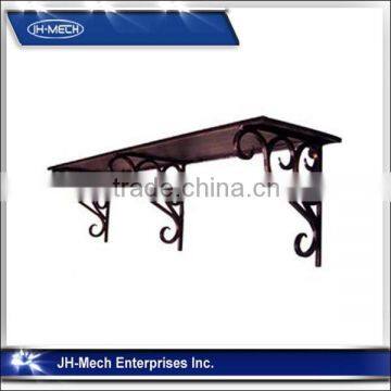 Decorative modern angle iron bracket