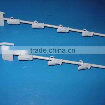 White Metal Hanger Strip / Bar With 12 Hooks photo-2