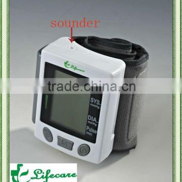 Wrist type Blood pressure monitor speech