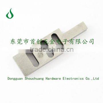 Tungsten carbide shim Inductance fixture