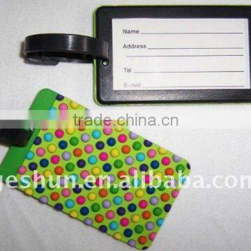 rectangular shaped luggage tag