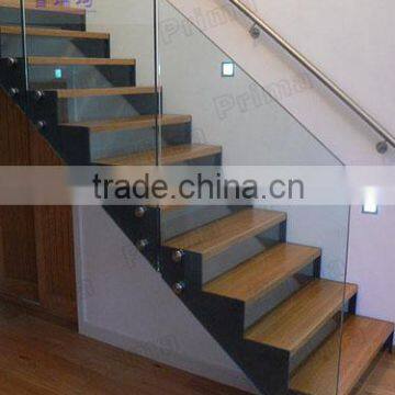 Staircase glass railing designs staircase railing prices (PR-B1009)