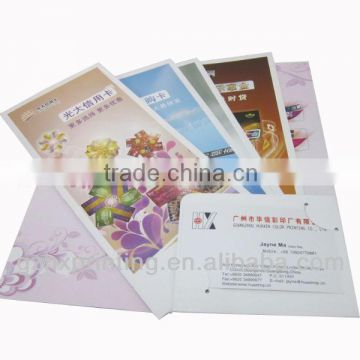 2015 Guangzhou Wholesale Fashion Foldable Flyer with Pocket Cover