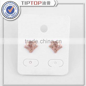 Christmas gift Top Fashion Earrings For Pendientes Brinco New Rose Carved With Zircon Stud Earrings