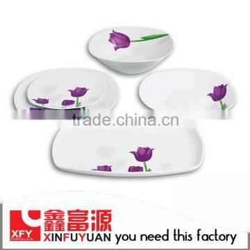 Factory Manufacturer white cheap durable porcelain dinnerware sets