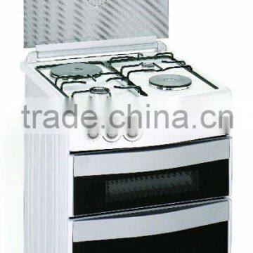 60x60 DOUBLE CAVITY FREE STANDING OVEN ( 2 gas +2 electric)