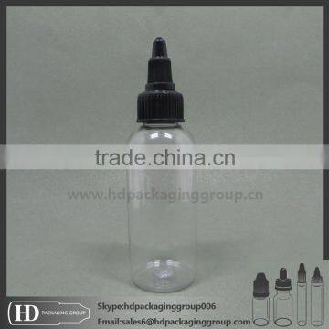 Free Sample Empty E-liquid 60ml Plastic PET Bottles with twist off cap