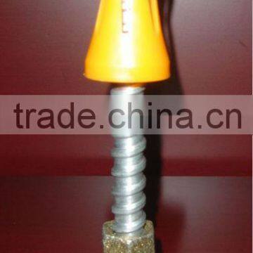 Plastic rebar cap, rebar end cap, rebar safety cap