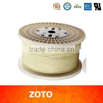 Flat electric motor winding wire coil