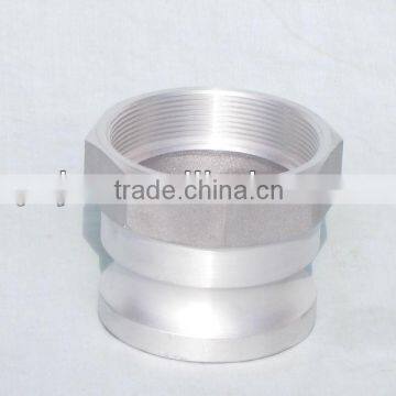 3" aluminum part "A", male camlock x female pipe thread