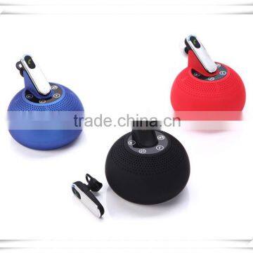 High Portable Wireless Music Mini Bluetooth Speaker With Earphone And 2500mah Power Charger For Mobile Phone