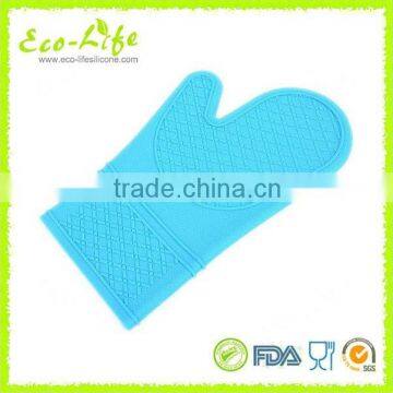 BPA Free Amazon Hot Selling Hand Protect Kitchen Silicone Oven Mitts BBQ Gloves photo-6