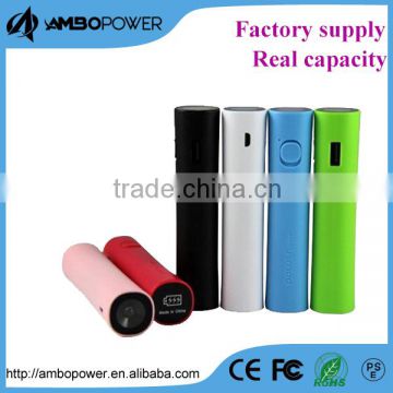 slim polymer lighter 2600mah smart power bank