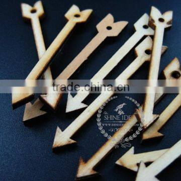 60*10mm Natural Wood Log Arrow Charm Pendant Charm DIY Painting Charm Supplies 1800153