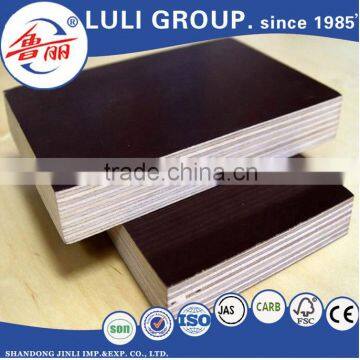 18mm best quality waterproof shuttering film faced plywood for controduction made by luligroup since 1985