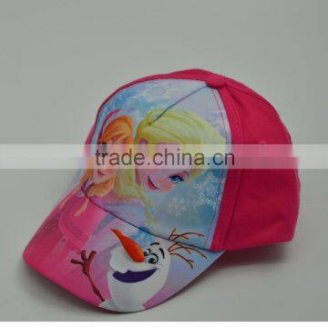 Girls cap sublimated Print kids cap super funny cap for children