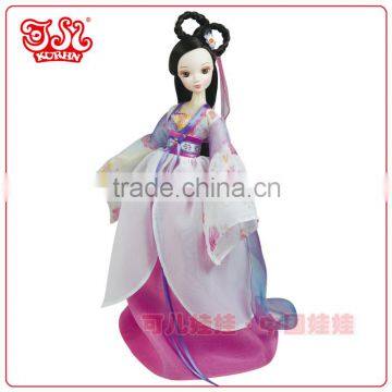 Chiristmas gift traditional girl doll plastic doll