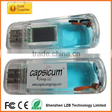 OEM custom made promotional gift Liquid USB Flash drive,Water USB Flash Disk,Aqua USB Flash drive