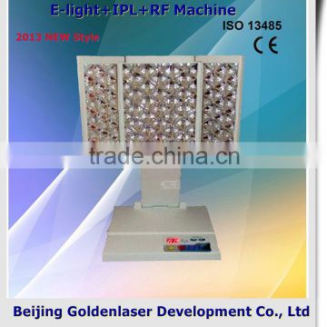 480-1200nm Www.golden-laser.org/2013 New Style Improve Flexibility E-light+IPL+RF Machine Ipl Parts