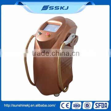 Lady / Girl Biggest Discount ! Elight Ipl Diode Laser Hair 1-10HZ Removal Machine Price With Air+air+semiconductor System (CE ISO TUV)