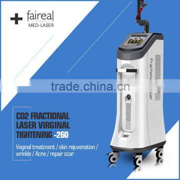 Remove Neoplasms Vertical Fractional Co2 Laser For Vaginal Tattoo 1ms-5000ms /lip Line Removal Tightening Medical Laser Machine Mole Removal