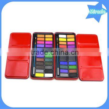 18 colors watercolor set professinal water color paint set hard set