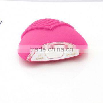 Soft Color Rechargeable Silicone Facial Cleanser Brush Condenser Tube Brush Tube Cleaning Brushes