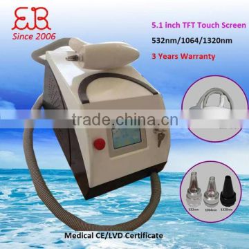 Best Matket Response Nd Yag Laser Tattoo Remvoal Facial Veins Treatment Machine New Laser For Tattoo Remvoal With Touch Scream Tattoo Removal Laser Equipment