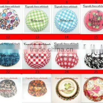 Party decoratings cupcake baking liner paper baking cases fancy paper cupcake liners