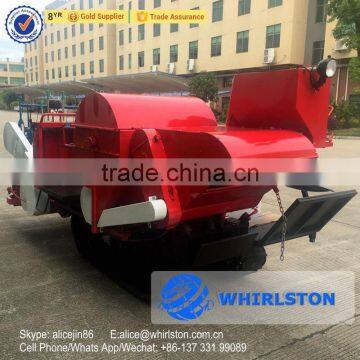 Whirlston crawler tyre 30hp diesel engine middle rice paddy combine harvester machine