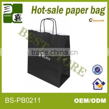 Kraft paper cement bag for nice design garment packaging bag