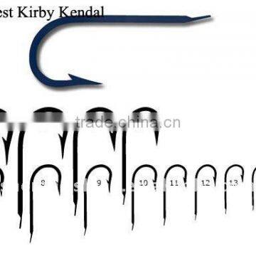 Mustad 00089 best kirby kendal high quality blue fishing hooks