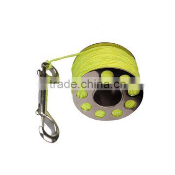 Diving reel with 75 feet nylon line fly fishing reel