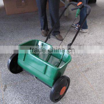 walk behind drop fertilizer spreader