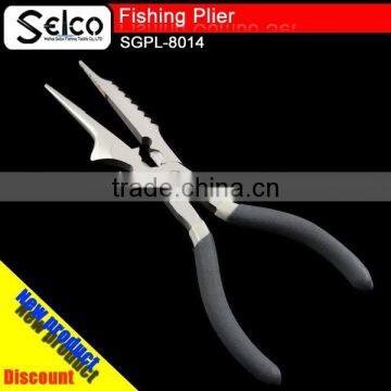 wholesale Fishing Pliers High grade Germany type nickle plated long nose plier long nose clamp pliers