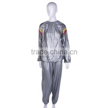 Balck Silver Color Sauna suit pvc material 2016