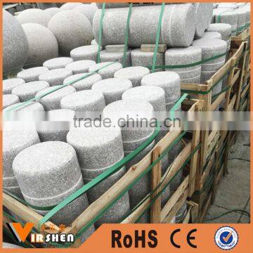 Natural granite car parking stone road barrier ball car stop stone