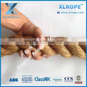 XLROPE Natural Fiber Rope 3strand 28mm Manila/Sisal Rope