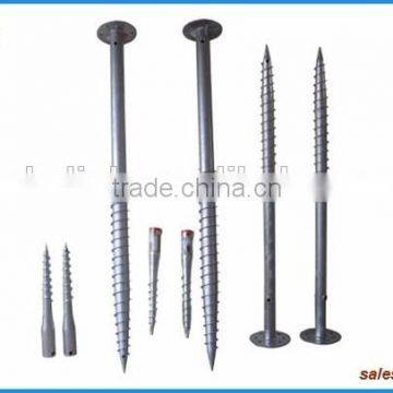 Hot Dip Galvanized Carbon Steel Solid Shaft Helix Screw Anchor photo-2