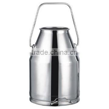 stainless steel milk bucket/milk can with lid