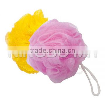 Nylon Mesh Bath Sponge with Rope