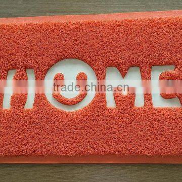 Anti-dust/anti-slip pvc coil rug mat /carpet mat