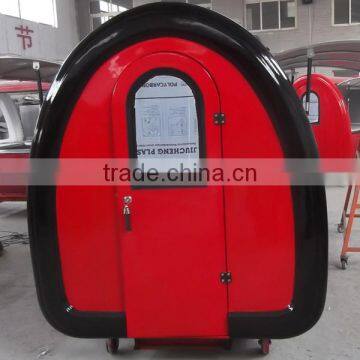 Widely used stainless steel mobile fast food cart