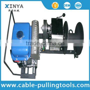 1 Ton Small Winch,Petrol Engine Powered Winch,Lifting Machine photo-2