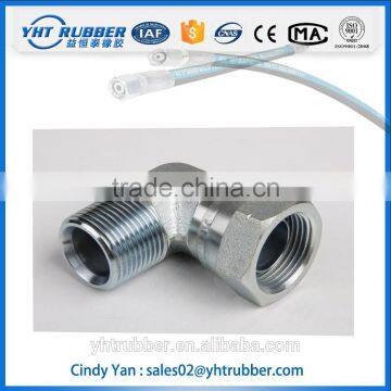 CNC Manufacturing Hydraulic Pipe Male JIC/BSPT Fittings